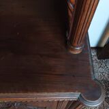 Louis XVI two-body sideboard stamped in walnut