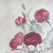 Tableau peinture d'une nature morte avec bouquet de fleurs, années30