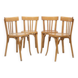 BAUMANN bentwood bistro chairs, set of 4