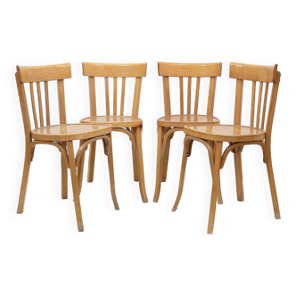 BAUMANN bentwood bistro chairs, set of 4