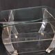 Vintage plexiglass trolley, david lange table on wheels