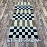 Beni Ourain Berber rug in wool, size 1.5/2.5 m.