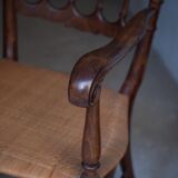 Vintage Chiavarina chair with armrests, 1950s