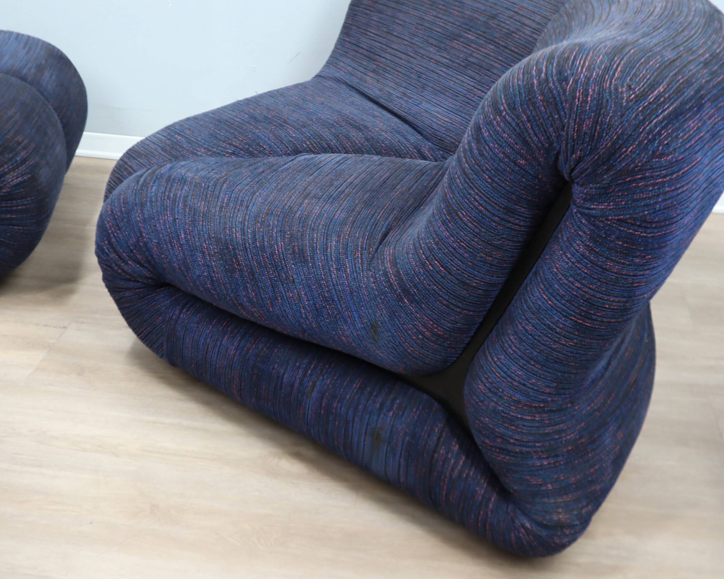 Claudio Vagnoni "Pagru" modular sectional sofa for 1P, 1970s (5 Pieces)