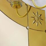 Pier Luigi Colli exceptional engraved and gilded mirror 126x237cm