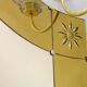 Pier Luigi Colli exceptional engraved and gilded mirror 126x237cm