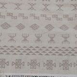 White and grey Berber carpet with Berber motifs 200x150cm