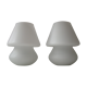 Lampes blanches vintages SCE