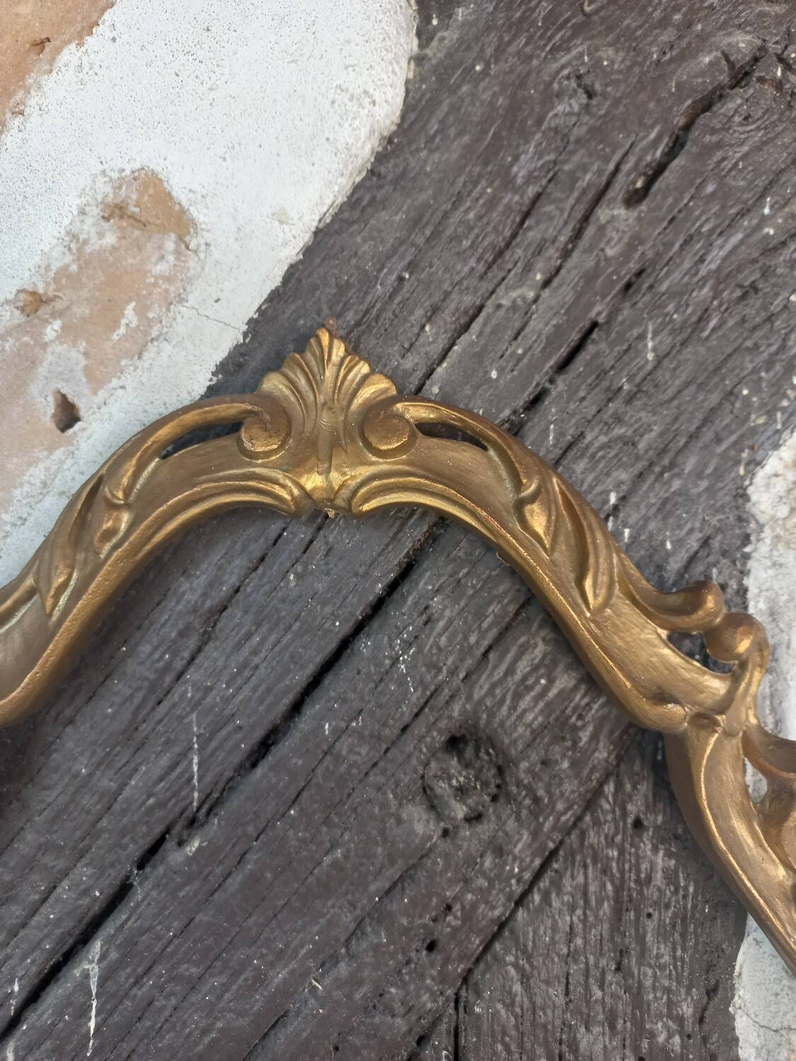 Rococo style gold frame