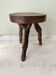 Brutalist stool in vine roots