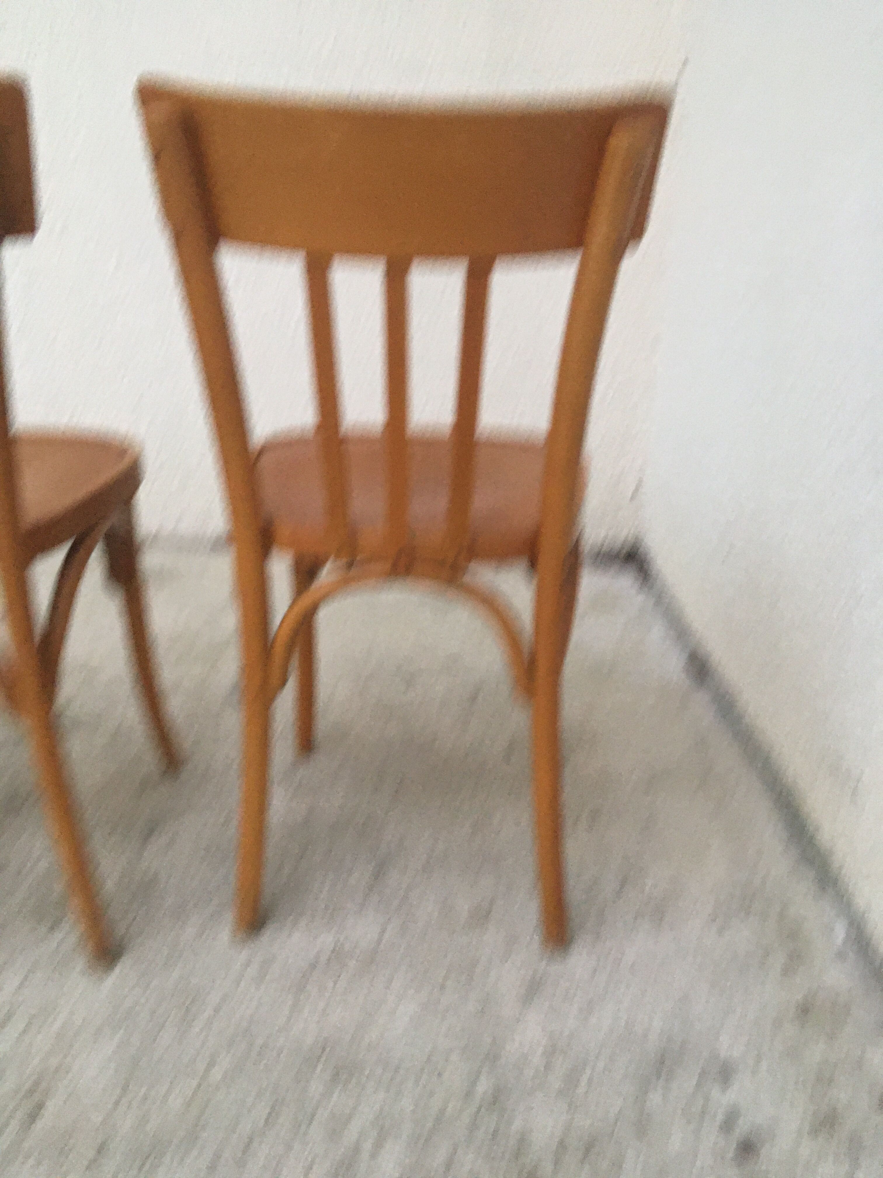 Old bistro chairs