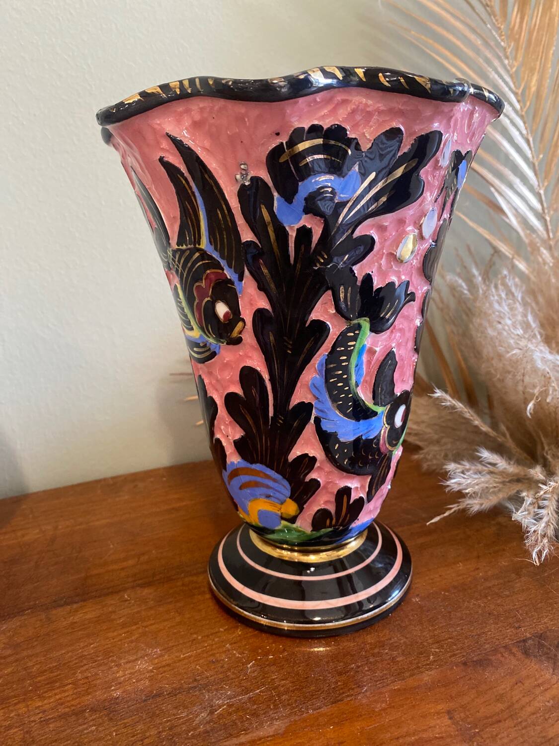 Vase signed Cerdazur Monaco, 70s-80s