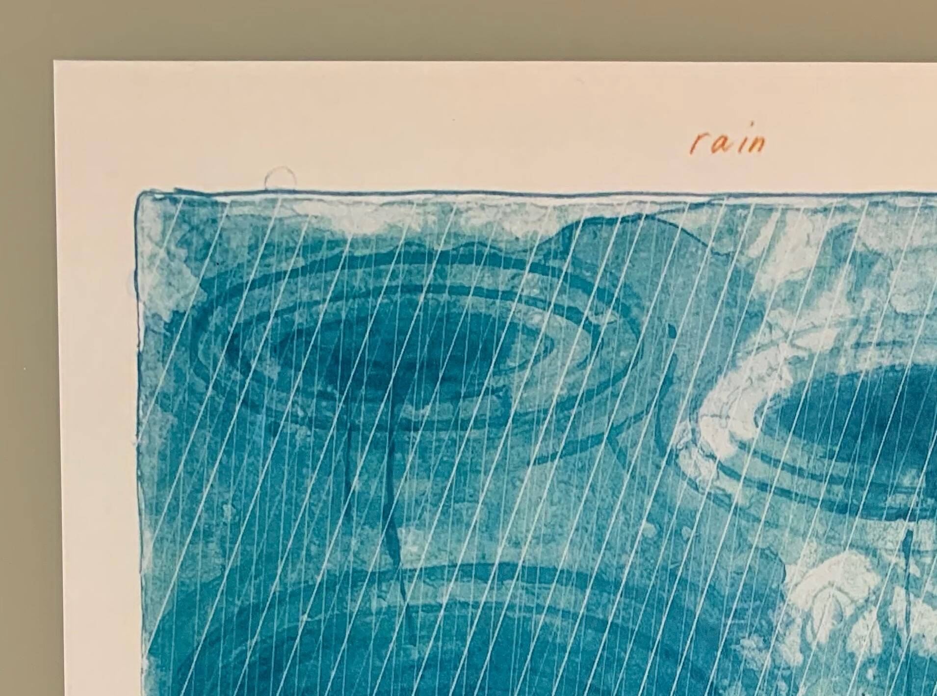 David hokney “the rain” 1973 los angeles