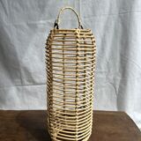 Small lantern-shaped rattan suspension H35 D15