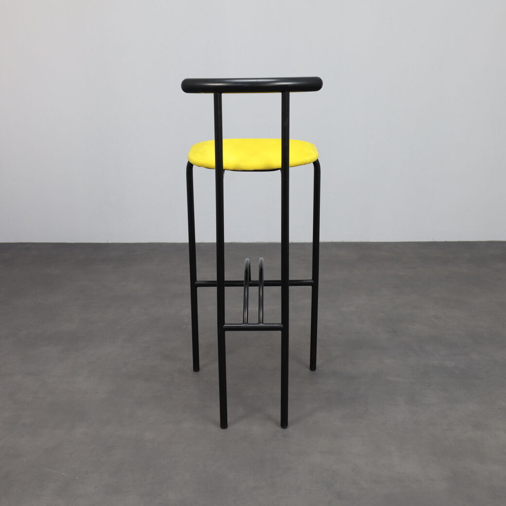 4 tabourets de bar postmodernes, Italie, années 1980