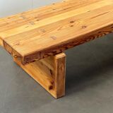 Roland Wilhelmson's pine coffee table / bench