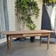 Farmhouse table with its 2 renovated benches