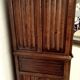 Gothic sideboard in oak and walnut – French school, 19th century