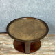 Table d'appoint époque Art Déco en acajou et ronce vers 1925