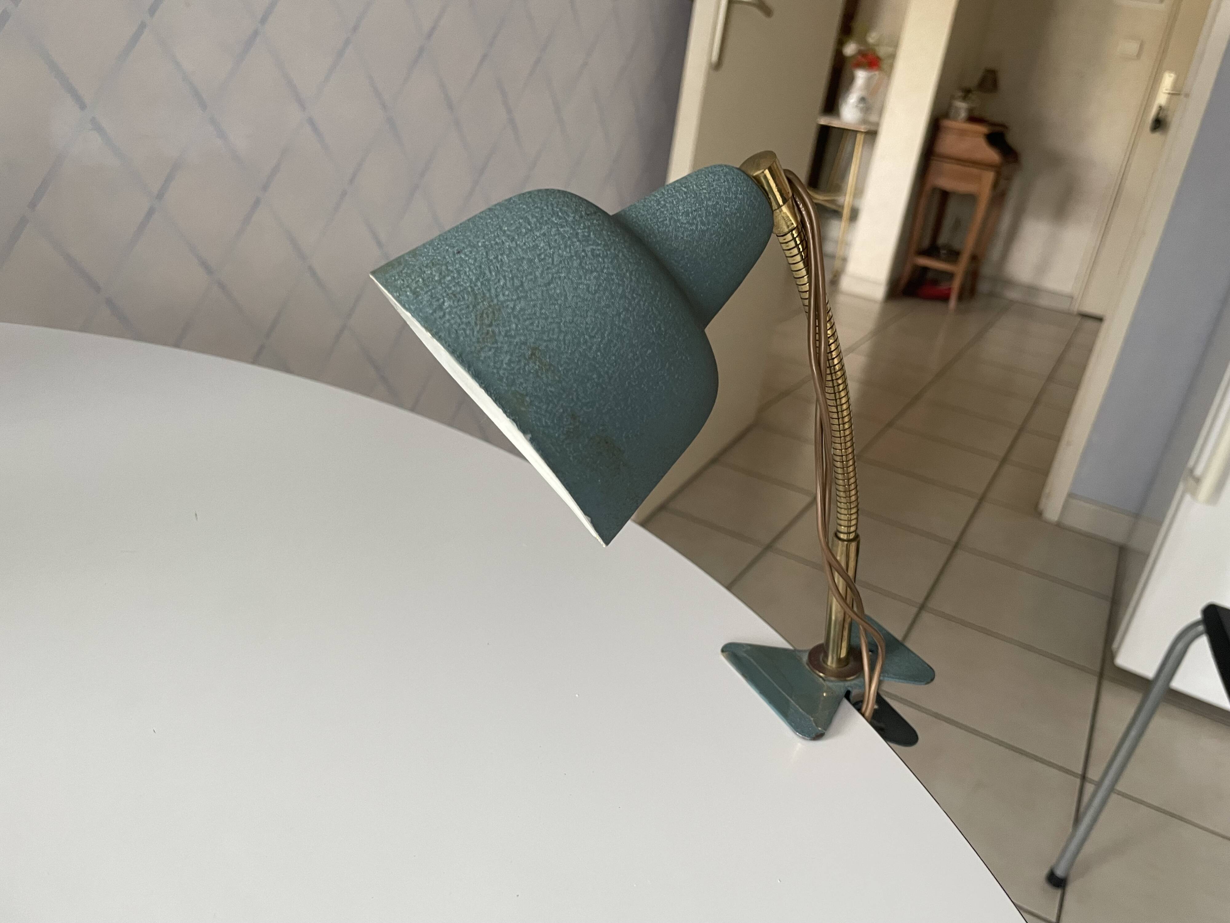 1950s clip lamp