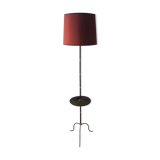 Lampadaire vintage avec tablette