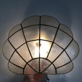 Vintage mother-of-pearl shell sconce
