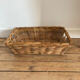 Rattan wicker pan