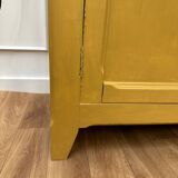 Honey yellow vintage Parisian sideboard