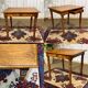 Table desk in fir and poplar from the early 20th century.