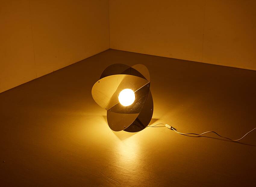 Rare Luna Lamp by Rinaldo Cutini for New Lamp Italy ca. 1970