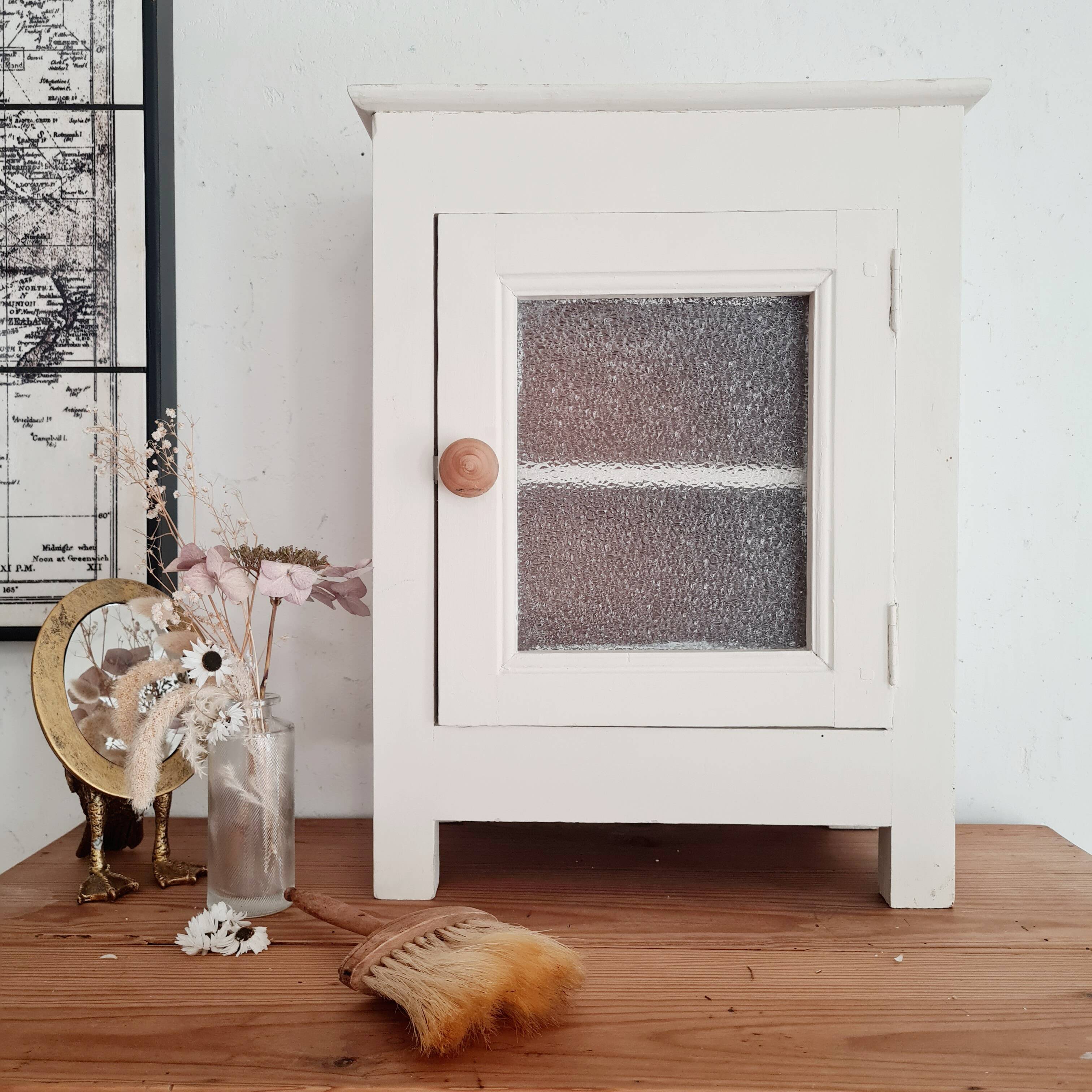 Glass medicine cabinet