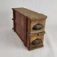 Boîte de rangement en bois, années 20-30