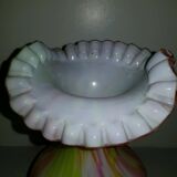 Vase Clichy puffed glass speckled