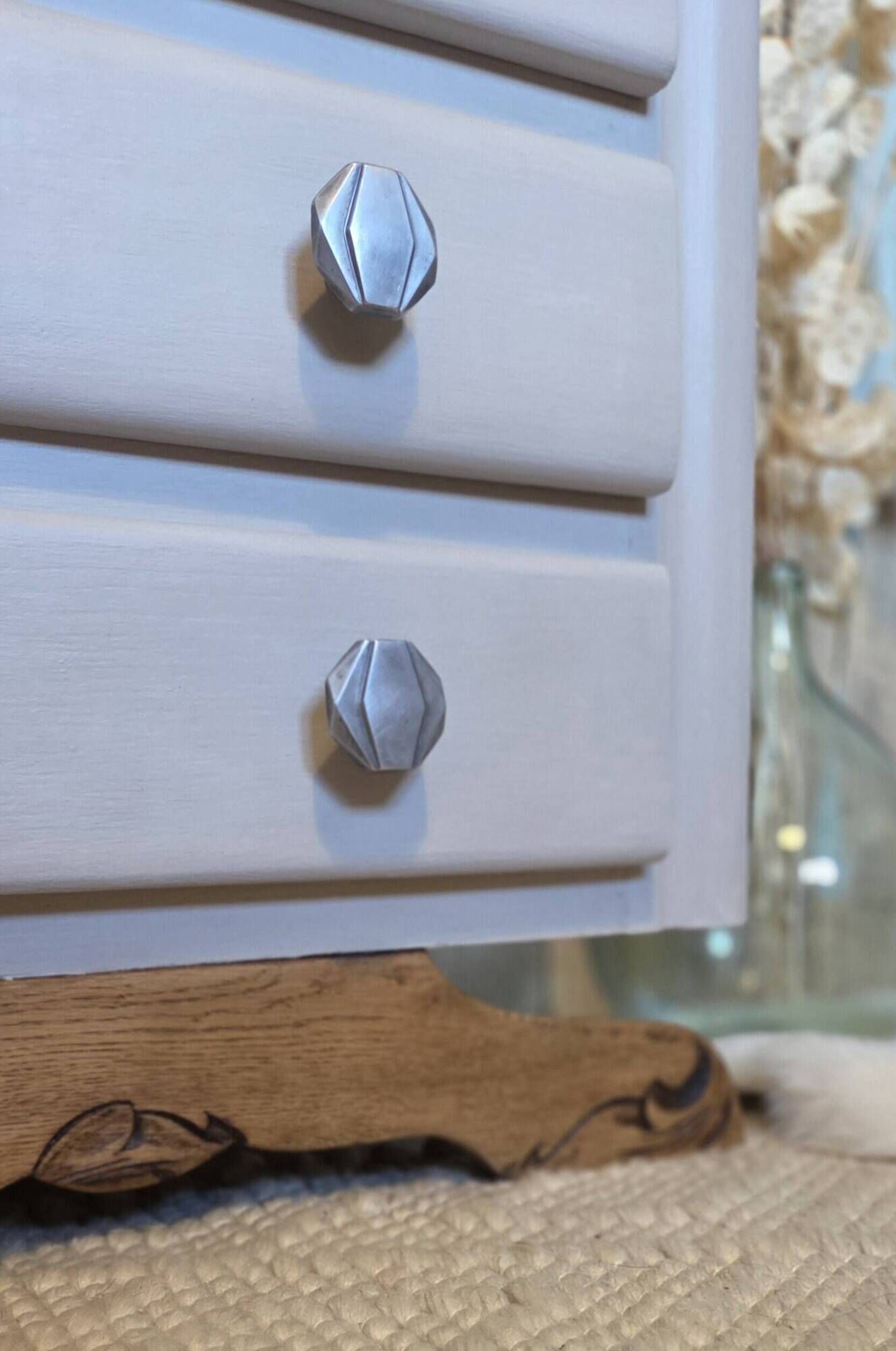 Art Deco chest of drawers with mustache feet