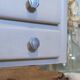 Art Deco chest of drawers with mustache feet