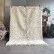 Snow - Moroccan wool Mrirt rug