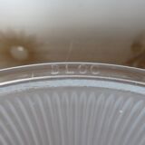 Wall lamp or ceiling lamp industrial window brand "block" France 60s 70s