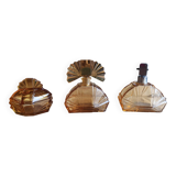 Bohemian Crystal Art Deco Toiletry Set