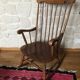 Wooden rocking chair