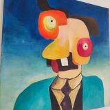 Abstract monster painting