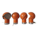Set of Four Rare Table Lamps Astronaut Kamenicky Senov, Space Age, 1970s
