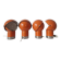 Set of Four Rare Table Lamps Astronaut Kamenicky Senov, Space Age, 1970s