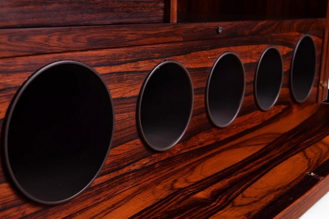 Scandinavian bar on wheels by Illum Wikkelsø for CFC Silkeborg