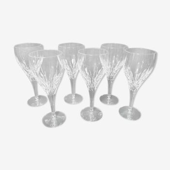 6 Glasses A Crystal Wine from Lorraine