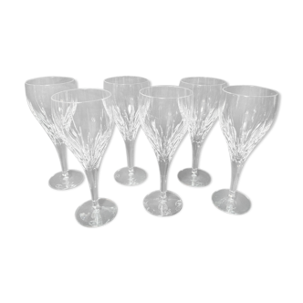 Set de 6 verres a vin cristal de Lorraine