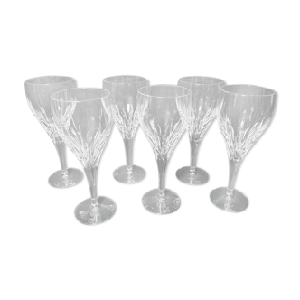 6 Glasses A Crystal Wine from Lorraine