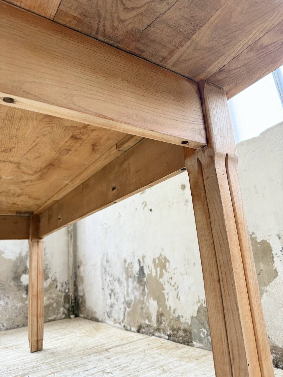 Ancienne table de ferme en chêne