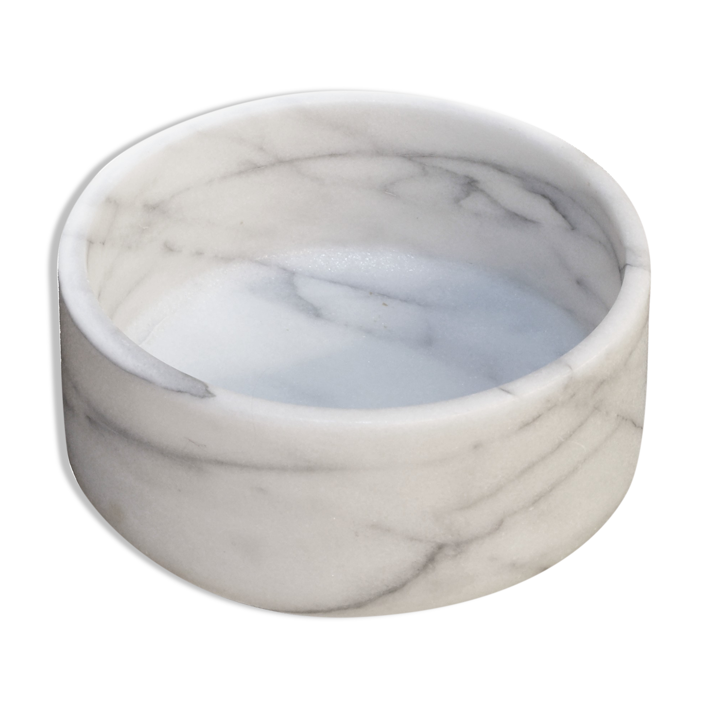 Carrara marble fruit cup