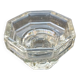 Glass candle holder