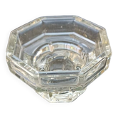 Glass candle holder